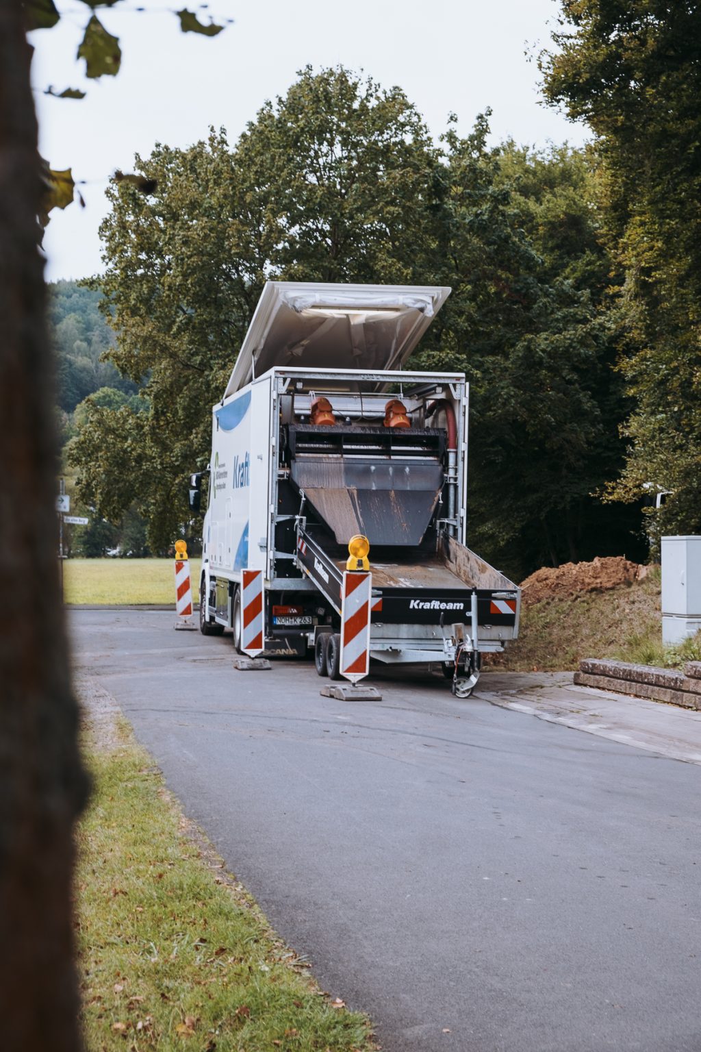 Recyclinganlage für Felsbohrungen